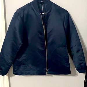 Satin bomber jacket